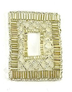 Designer Motif with Silver Beads