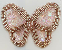 Load image into Gallery viewer, Choice of color Butterfly with Sequins and Beads 3.5&quot; x 2.5&quot;