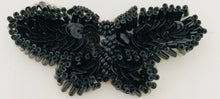 Load image into Gallery viewer, Butterfly all Beaded Black and Moonlight choices of Colors 2.5&quot; x 1&quot;