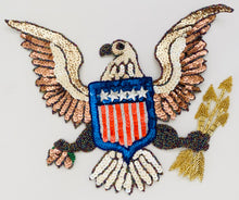 Load image into Gallery viewer, Eagle with USA Flag, Arrows and Branch 9.5&quot; x 11.5&quot;
