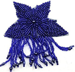 Epaulet Flower with Many Color Varients all Beads 4” x 3.5”