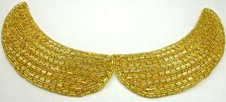 Designer Motif Collar Gold Beads