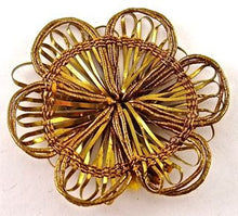Load image into Gallery viewer, Flower Dark Gold Bullion 1.5&quot;
