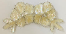 Load image into Gallery viewer, Choice of color Flower with Sequins and Silver Beads 6&quot; x 3&quot;