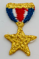 Emblem with Metallic Gold Embroidery 1