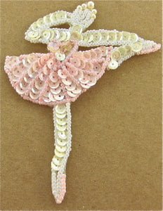 Ballet Dancer in pink 3.75" x 3"