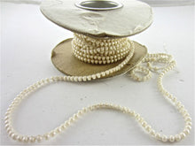 Load image into Gallery viewer, Beads Creamy Colored Sold by the Yard approx 3mm