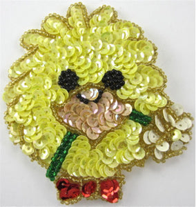 Chicklet with Bow and Flower 3.5" X 3"