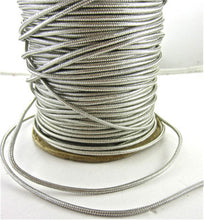 Load image into Gallery viewer, Rope Cording Silver Narrow 1/8&quot; Wide Sold by the Yard