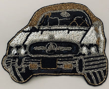 Load image into Gallery viewer, Mercedes Front View Gold and Black and Silver Variant 6&quot; x 7.5&quot;
