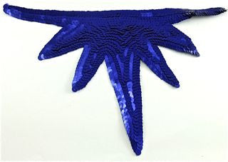 Designer Motif with Blue Sequins 10" x 6.5"