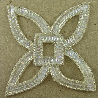 Designer Motif with Iridescent 4.5"