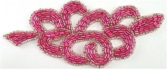 Motif Lite Fuchsia Beaded 6.75" x 2.5"