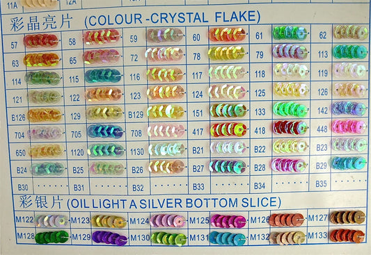 D CHART # CRYSTAL FLAKE