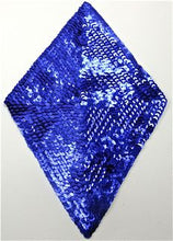 Load image into Gallery viewer, Designer Motif Diamond with Blue Sequins 9.5&quot; x 5.5&quot;