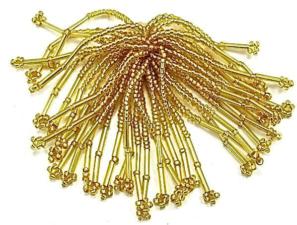 Epaulet with Gold Beads 2.5
