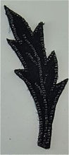 Load image into Gallery viewer, Leaf Black Velvet 5.5&quot; x 1.5&quot;