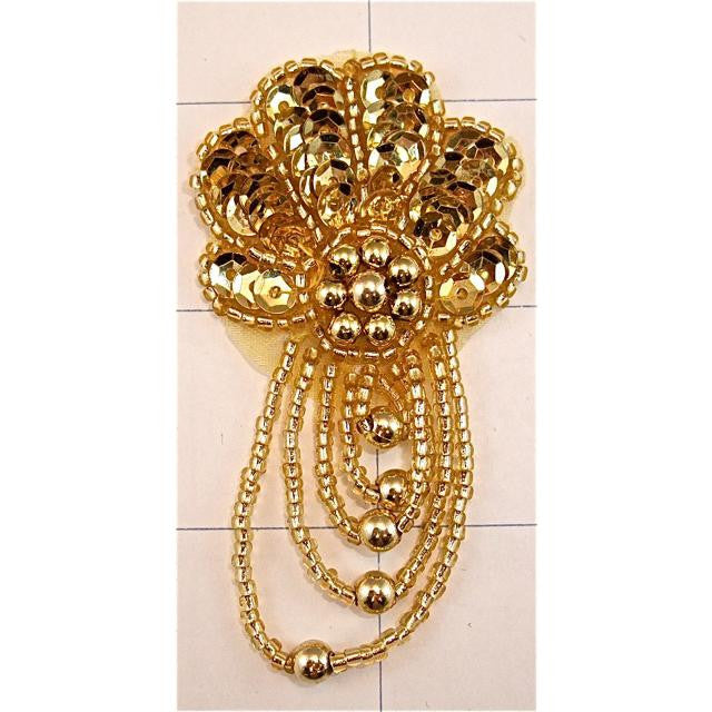 Epaulet Gold Shell 3"