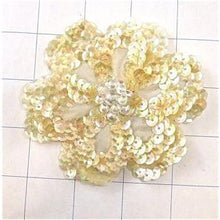 Load image into Gallery viewer, Flower Iridescent with Beads 3.5&quot;