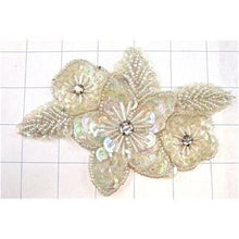 Load image into Gallery viewer, FLOWER WITH SEQUINS AND BEADS