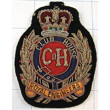 Load image into Gallery viewer, Patch Royal Engineers Bullion Threaded Blazer from India 3.5&quot; x 3&quot;