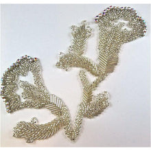 Load image into Gallery viewer, Flower Rhinestones and Silver Beaded 44 AB Rhinestones