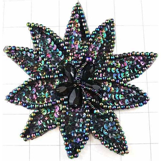Moonlite Sequin Flower with Bead Inset
