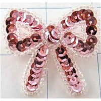 Bow Pink With Clear Trim, 2