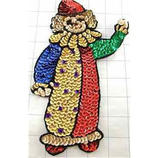 Clown Multi-Colored 9" x 5"