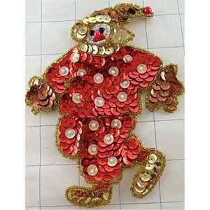 Clown Red Sequin 3 Size Variants