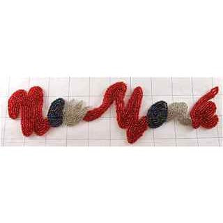 Vintage New York applique 10" x 2"