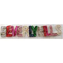 Load image into Gallery viewer, Word Beverly Hills Multi-Colored with Beads 2&quot; x 10&quot;