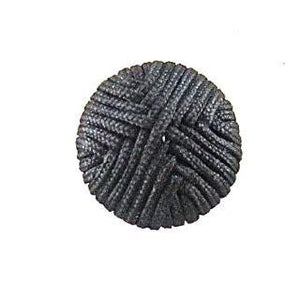 Button Black with pattern 1/2"