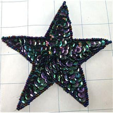 Load image into Gallery viewer, Star with Moonilght Sequins and Beads 4&quot;