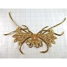 Load image into Gallery viewer, Neck Piece Gold Crab-shaped 12&quot; x 7.5&quot;