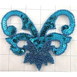 Motif Turquoise, 4" x 5"