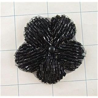 Flower with Black Beads 2