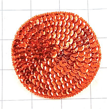 Load image into Gallery viewer, 3&quot; Orange Dot Sequins and Beads