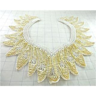 Designer Costume Cream Neck Piece