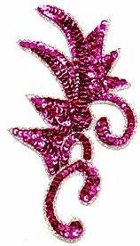 Motif Dark Fuchsia 8" x 5"