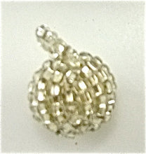 Load image into Gallery viewer, Buttons Silver Bugle Beads 1.2&quot;