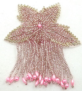 Epaulet Flower with Many Color Varients all Beads 3.5" x 4"