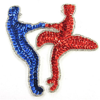 Dance Jitter Bug Couple 4.5" x 4"