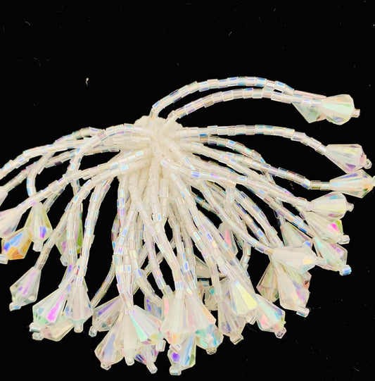 Epaulet with colorful beads 2"