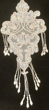 Load image into Gallery viewer, Epaulet with Iridescent with Heart Sequins and Beads 11&quot; x 5&quot;