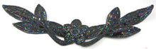 Load image into Gallery viewer, Flower Designer Appique with Moonlite Sequins and Beads 17&quot; x 4&quot;