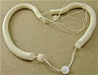 Sequins One Strand of white Flat Sequins 6.0mm