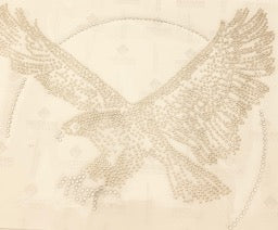 Eagle SWAROVSKI Crystals Iron-On decal. 8" x 12"