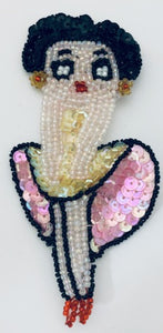 Betty Boop with Pink Skirt 5" x 2.25"