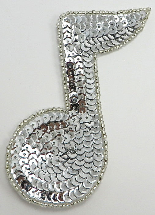Single Note Silver 3.5" x 2"